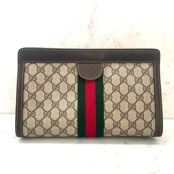 GUCCI GG monogram supreme Clutch - Picture 5 of 17